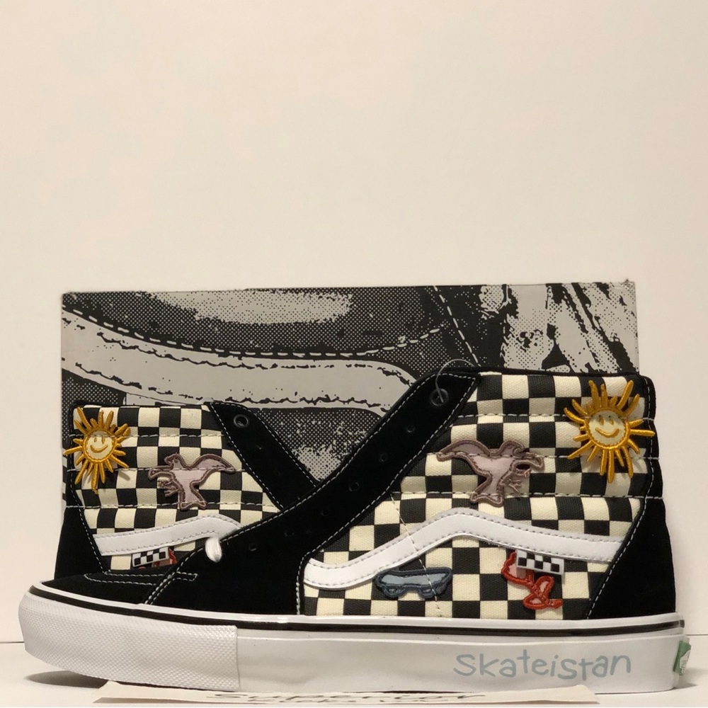 Vans Skate Sk8-Hi (Skateistan) “Checkerboard”
